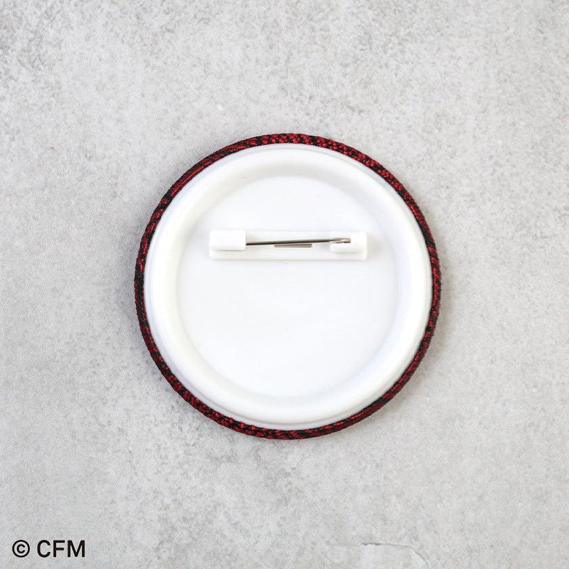 [BADGE] TIN BADGE | NISHIJIN ORI (TEXTILES) | HATSUNE KOUBOU