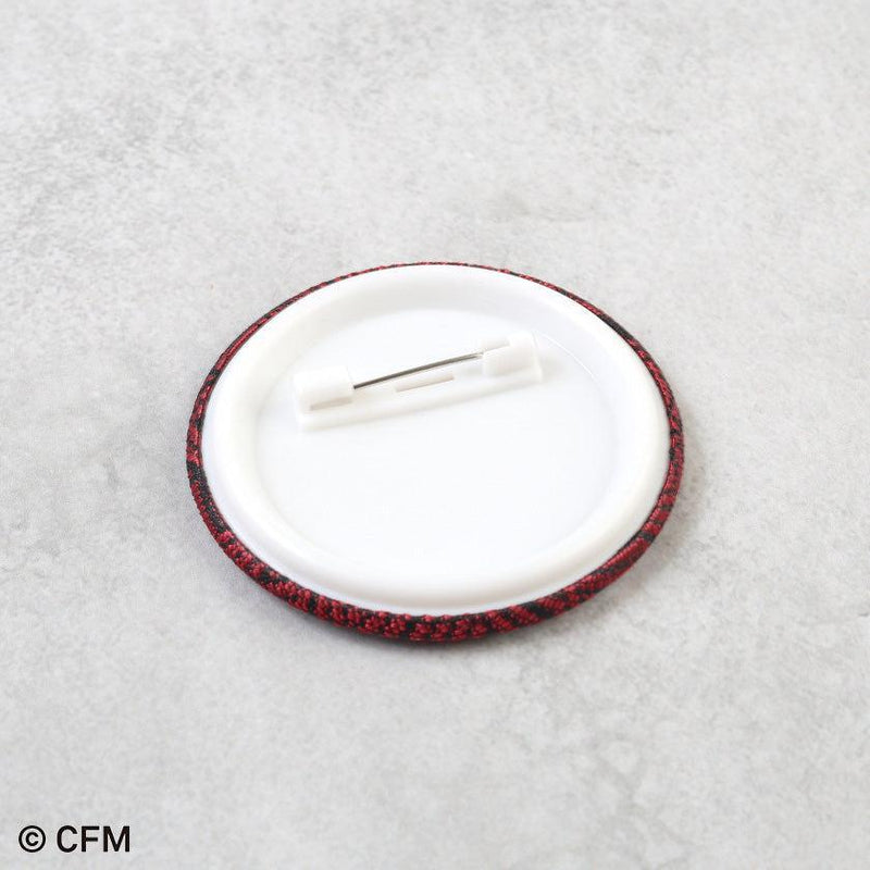 [BADGE] TIN BADGE | NISHIJIN ORI (TEXTILES) | HATSUNE KOUBOU