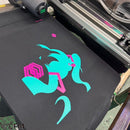 PRE-ORDER [T-SHIRT] BLACK | HAND PRINTING | HATSUNE KOUBOU