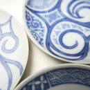 [PLATE] BLUE AND WHITE DYED PLATE Erika Katsuya | AINU CRAFTS | CIKARPE AKAN