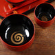 [CUP E BOWL] LACQUERWARE -Morew- Shusei Toko | AINU CRAFTS | CIKARPE AKAN