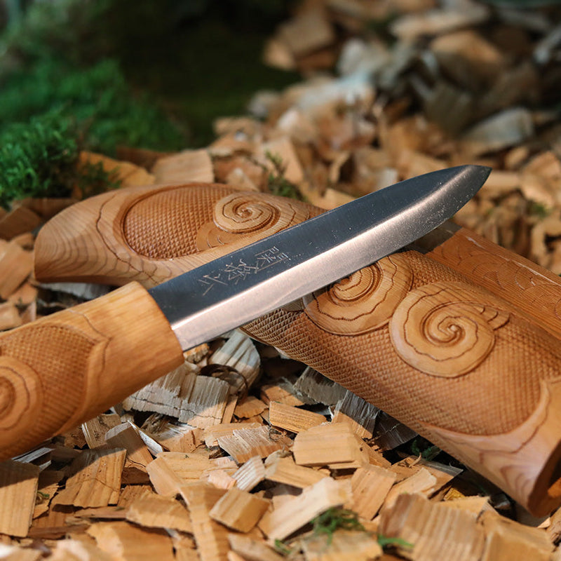 [KNIFE] MAKIRI Satoru Hirama | AINU CRAFTS | CIKARPE AKAN