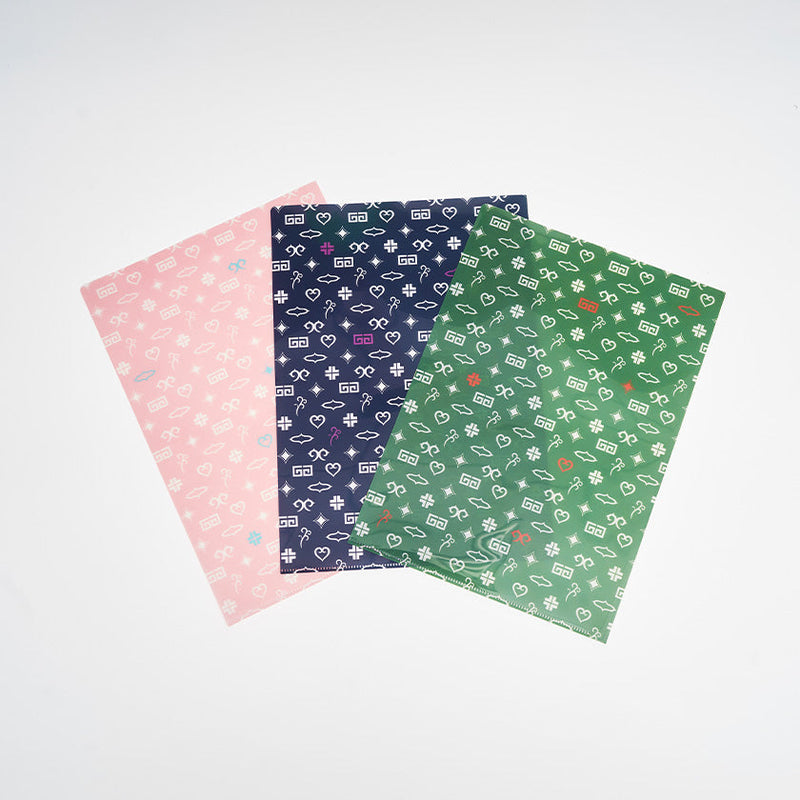 [SHEET PROTECTOR] AINU PATTERN 3 COLOR SET | AINU CRAFTS | CIKARPE AKAN