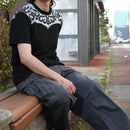 [T-SHIRT] AINU PATTERN B | AINU CRAFTS | CIKARPE AKAN