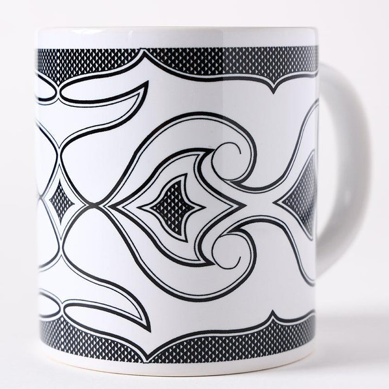[MUG (CUP)] AINU PATTERN | AINU CRAFTS | CIKARPE AKAN