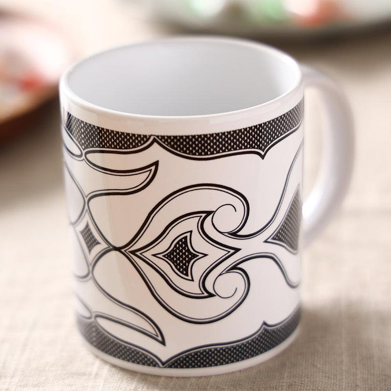 [MUG (CUP)] AINU PATTERN | AINU CRAFTS | CIKARPE AKAN