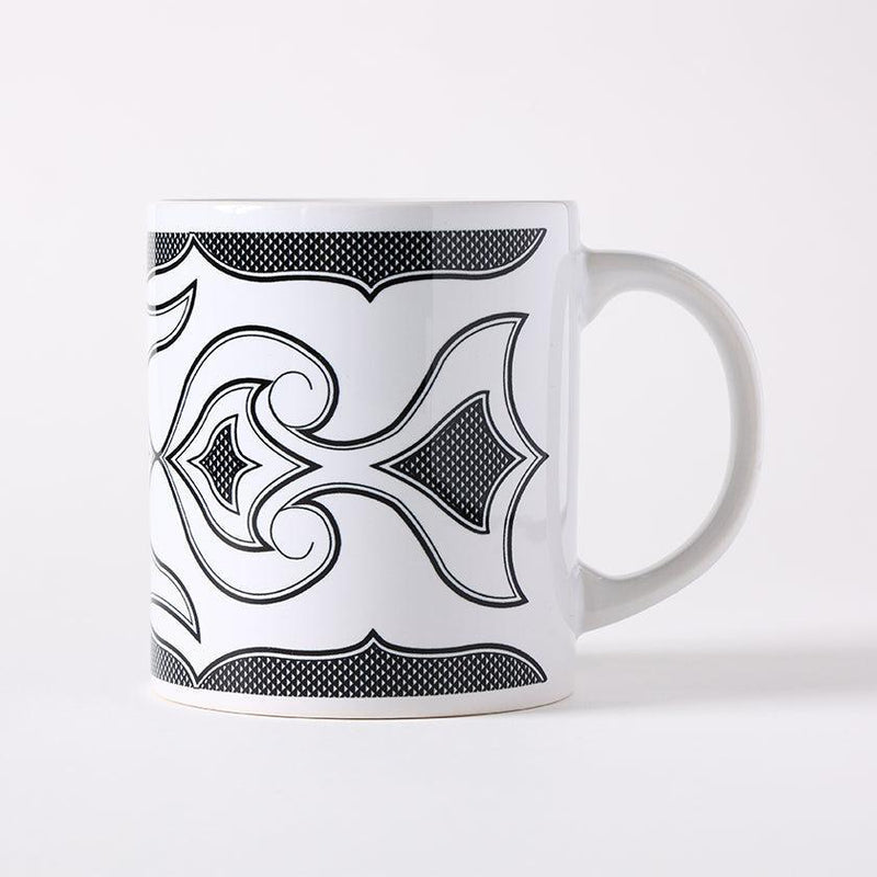 [MUG (CUP)] AINU PATTERN | AINU CRAFTS | CIKARPE AKAN