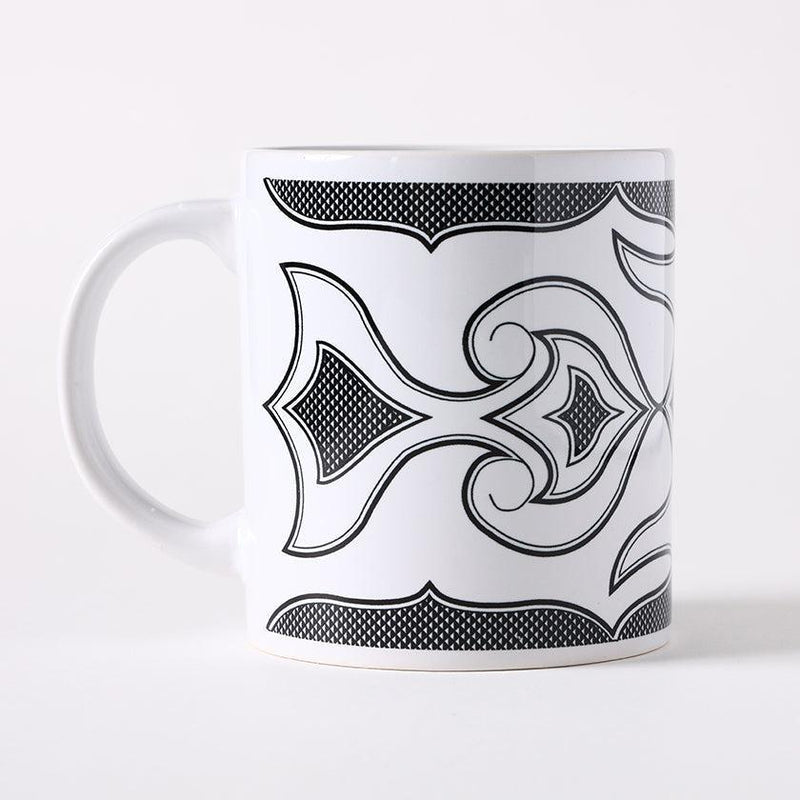 [MUG (CUP)] AINU PATTERN | AINU CRAFTS | CIKARPE AKAN