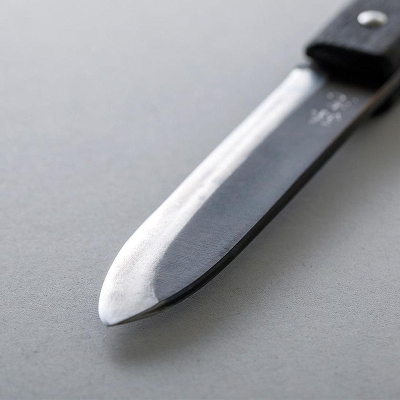 [KNIFE] TAFU 135MM WITH LEATHER CASE & FIRING ROD | NOKAJI BLADES| FUKUBE KAJI