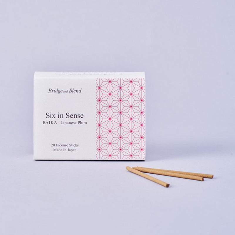 [INCENSE] SIX IN SENSE STICKS 20 PCS 100% NATURAL HANDMADE | FRAGRANCE FORMULATION | BRIDGE AND BLEND