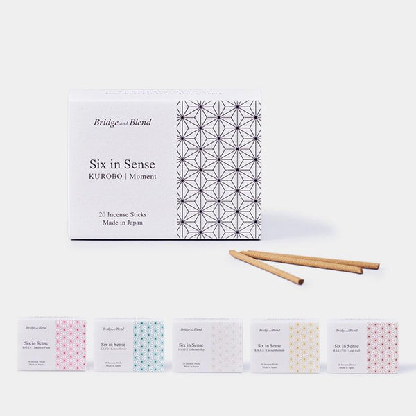 [INCENSE] SIX IN SENSE STICKS 20 PCS 100% NATURAL HANDMADE | FRAGRANCE FORMULATION | BRIDGE AND BLEND