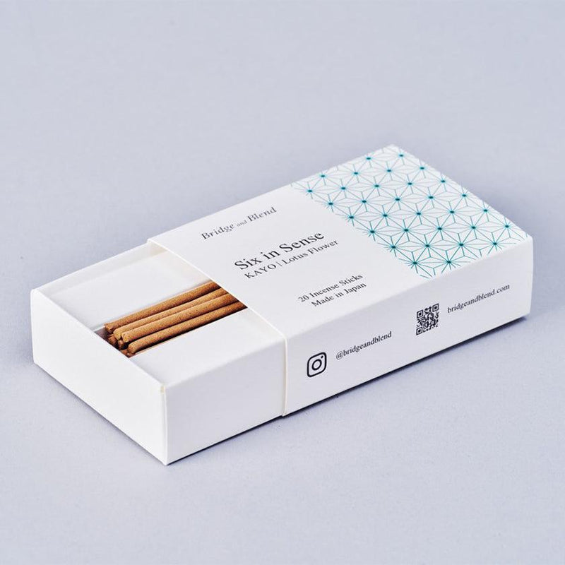 [INCENSE] SIX IN SENSE STICKS 20 PCS 100% NATURAL HANDMADE | FRAGRANCE FORMULATION | BRIDGE AND BLEND