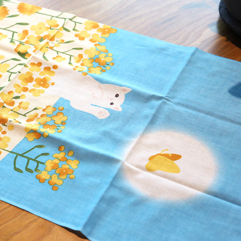 [TOWELS] TENUGUI PLAY IN SPRING | YOKOHAMA DYEING | HAMAMONYO