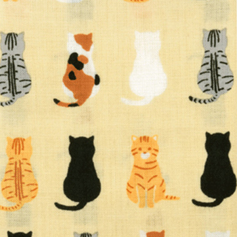 [TOWELS] SIT DOWN CAT | YOKOHAMA DYEING | HAMAMONYO