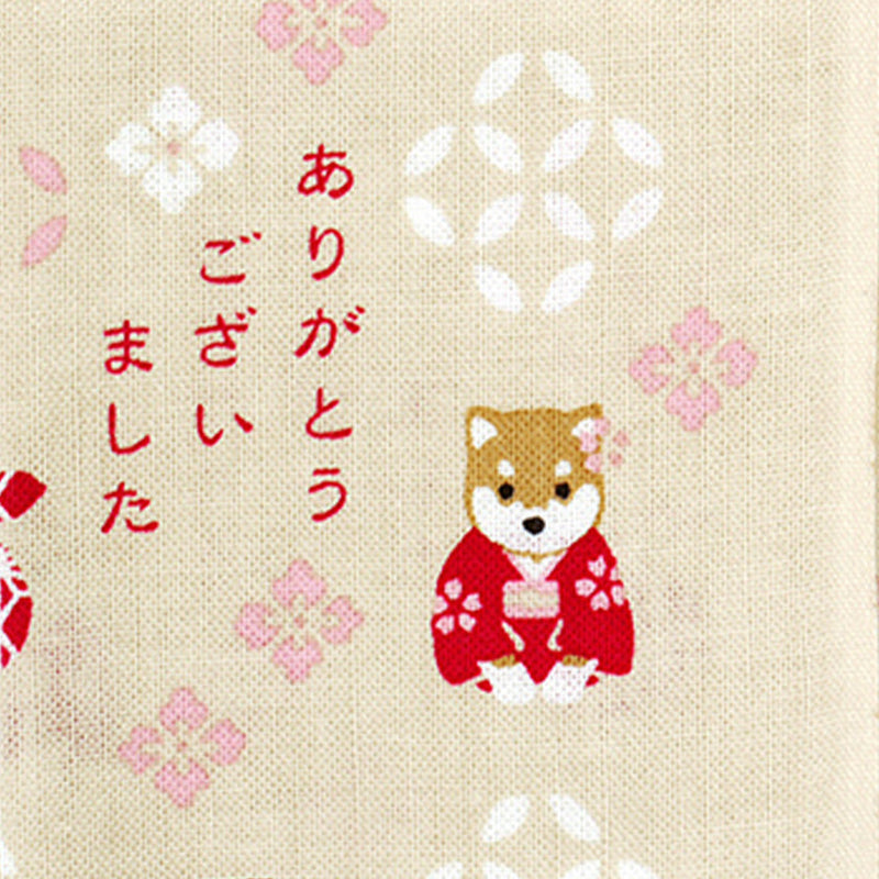 [TOWELS] HANDKERCHIEF THANK YOU VERY MUCH MAME-SHIBA | YOKOHAMA DYEING | HAMAMONYO