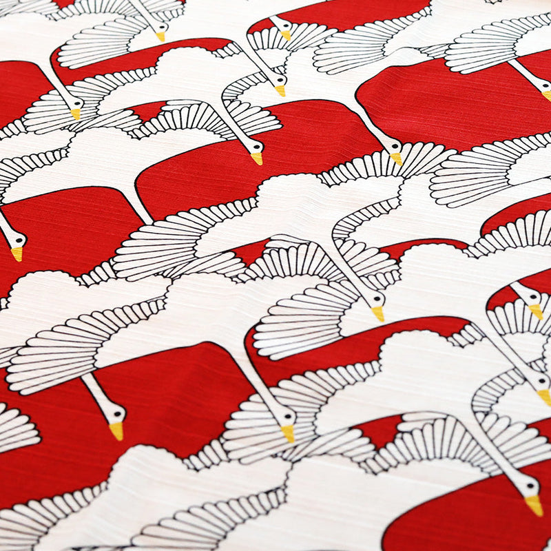 [FUROSHIKI] CELEBRATORY CRANE (L) | YOKOHAMA DYEING | HAMAMONYO