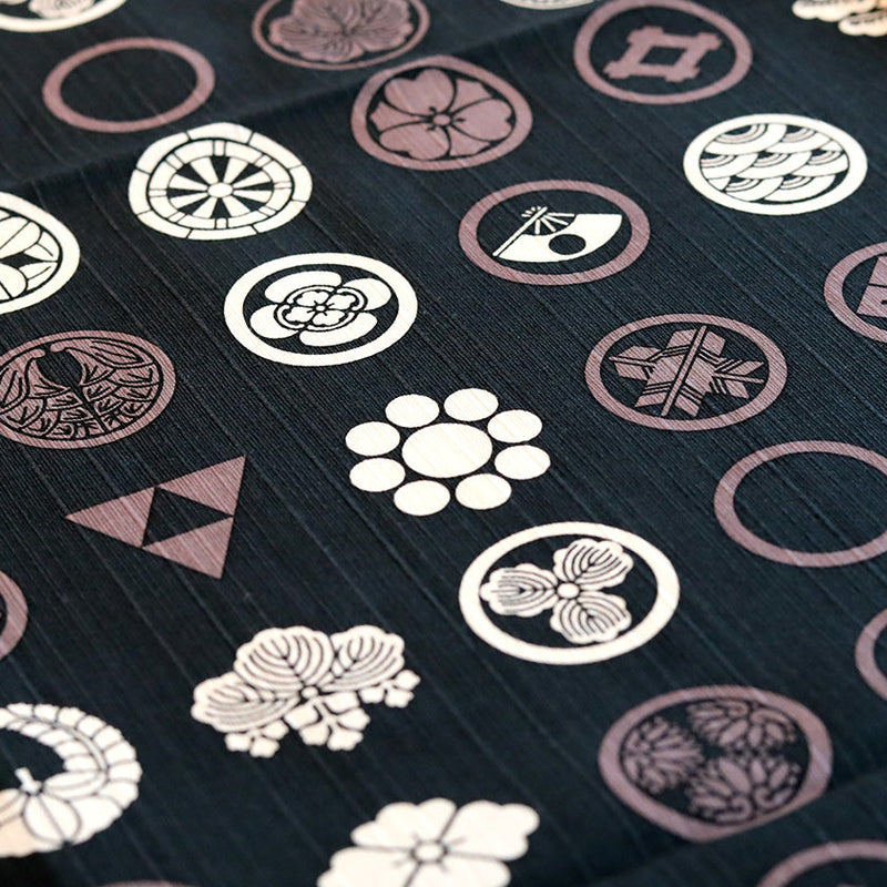 [FUROSHIKI] VARIOUS PATTERNS (BLACK) | YOKOHAMA DYEING | HAMAMONYO