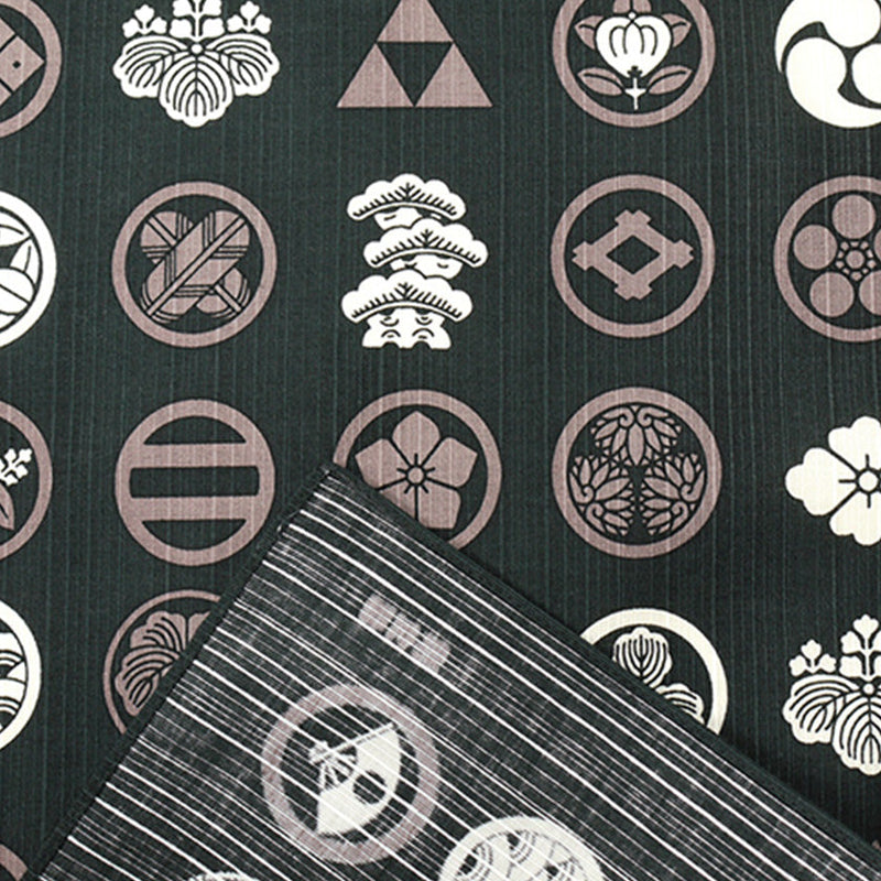 [FUROSHIKI] VARIOUS PATTERNS (BLACK) | YOKOHAMA DYEING | HAMAMONYO