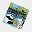 [수건] Tenugui Mame-Shiba 's Tokyo Walk | 요코하마 염색 | 하마 모요