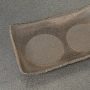 [DISH] STONEWARE RECTANGULAR PLATE | SETO WARE | SEKKI SHINGO TAKEUCHI