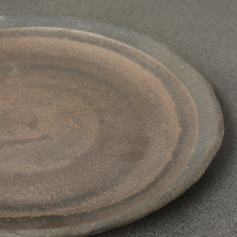 [PLATE] STONEWARE ROUND PLATE | SETO WARE | SEKKI SHINGO TAKEUCHI