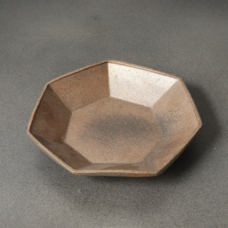 [BOWL] STONEWARE 7CORNERS BOWL | SETO WARE | SEKKI SHINGO TAKEUCHI