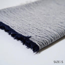 [SCARF] BANSHU-ORI COTTON WOOL STOLE (NAVY) | BANSHU-ORI | FUJI GAUZE