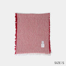 [SCARF] BANSHU-ORI COTTON WOOL STOLE (RED) | BANSHU-ORI | FUJI GAUZE
