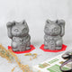 [BECKONING (LUCKING) 고양이] Kawara의 Maneki Neko (Gargoyle) Awaji Onigawara | 가루