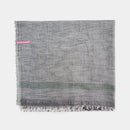 [SCARF] ULTRAFINE COTTON BANSHU-ORI STALL (BEIGE) L | BANSHU-ORI | POLS