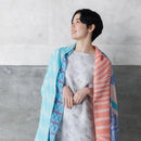 [SCARF] BANSHU-ORI LAYER STALL (BLUE1) | BANSHU-ORI | POLS