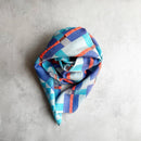 [SCARF] BANSHU-ORI JACQUARD CUPRO SCARF (BLUE) | BANSHU-ORI | POLS