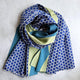 [SCARF] BANSHU-ORI JACQUARD LONG CUPRO STALL (PURPLE) | BANSHU-ORI | POLS