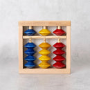 Abacus base plate: the inside has been changed to natural wood, and the outside to white.