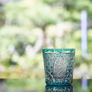 [EDO KIRIKO] KIKUTSUNAGI และ KAGOME กระจกสมัยเก่า | ตาราง