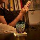 [EDO KIRIKO] KIKUTSUNAGI และ KAGOME กระจกสมัยเก่า | ตาราง