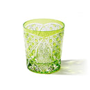 [EDO KIRIKO] KIKUTSUNAGI และ KAGOME กระจกสมัยเก่า | ตาราง