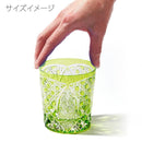 [EDO KIRIKO] KIKUTSUNAGI และ KAGOME กระจกสมัยเก่า | ตาราง