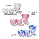 [EDO KIRIKO] METEOR THREE-PIECE SET FOR SAKE | TABLEAU