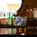 [EDO KIRIKO] "GAIFUKAISEI" "KANAGAWAOKINAMIURA" AND KIKUKAGOME OLD-FASHIONED GLASS | TABLEAU