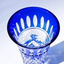 [에도 키리코] "가이후카이세이" "가나가와오키나미우라" 및 후쿠비시 꽃병 | 타블로