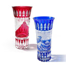 [에도 키리코] "가이후카이세이" "가나가와오키나미우라" 및 후쿠비시 꽃병 | 타블로