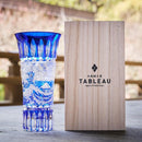 [에도 키리코] "가이후카이세이" "가나가와오키나미우라" 및 후쿠비시 꽃병 | 타블로