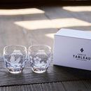 [EDO KIRIKO] แก้วสาเก "MT. FUJI" และ "CRANE" "CHERRY BLOSSOM" | ตาราง