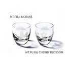 [EDO KIRIKO] แก้วสาเก "MT. FUJI" และ "CRANE" "CHERRY BLOSSOM" | ตาราง