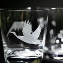 [EDO KIRIKO] "MT. FUJI" และ "CRANE" "CHERRY BLOSSOM" กระจกสมัยเก่า | ตาราง