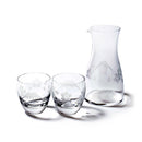 [เอโดะ คิริโกะ] มท. ชุดสามชิ้น FUJI และ CHERRY BLOSSOM สำหรับสาเก | ตาราง