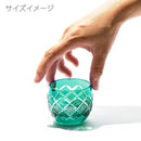 [江戶切子] YARAI NANAKO 清酒杯一對 |畫面