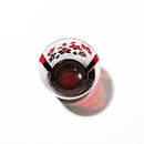 [EDO GLASS] RED FUJI "MT. FUJI" AND SAKURA FREE CUP | TABLEAU