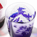 [EDO GLASS] RED FUJI "MT. FUJI" AND SAKURA FREE CUP | TABLEAU